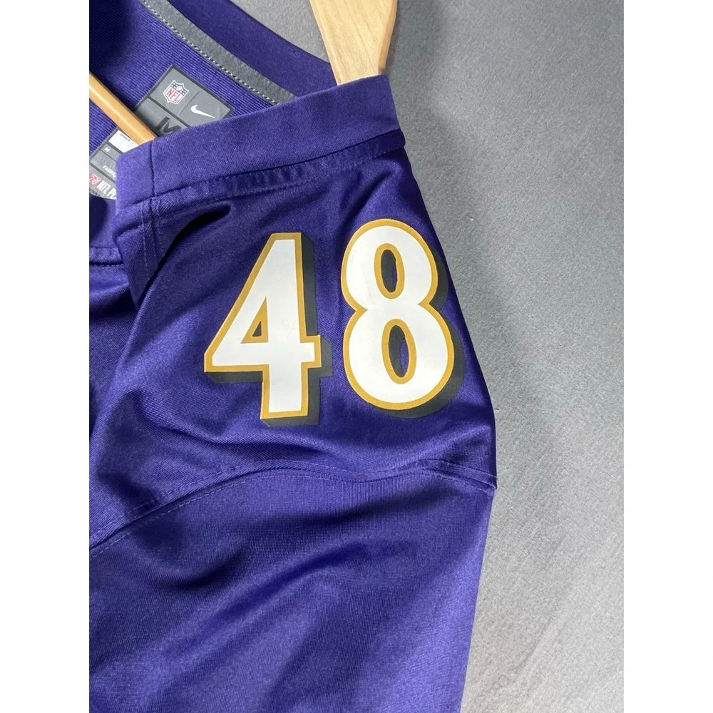 Nike On Field Baltimore Ravens NFL Jersey Queen 48 Purple Nike Size M